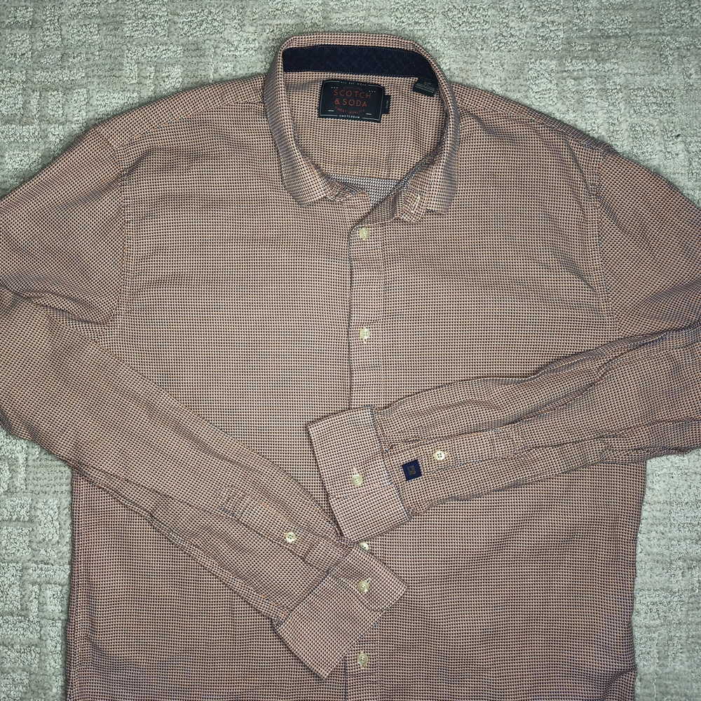 Scotch & Soda Men's Shirt Size XL Long Sleeve Button-Up